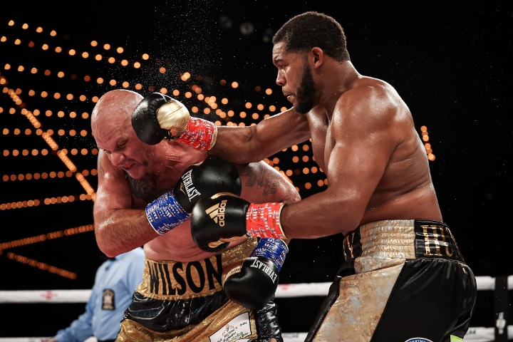 Photos: Michael Hunter Crushes Mike Wilson in Four Rounds - Boxing News